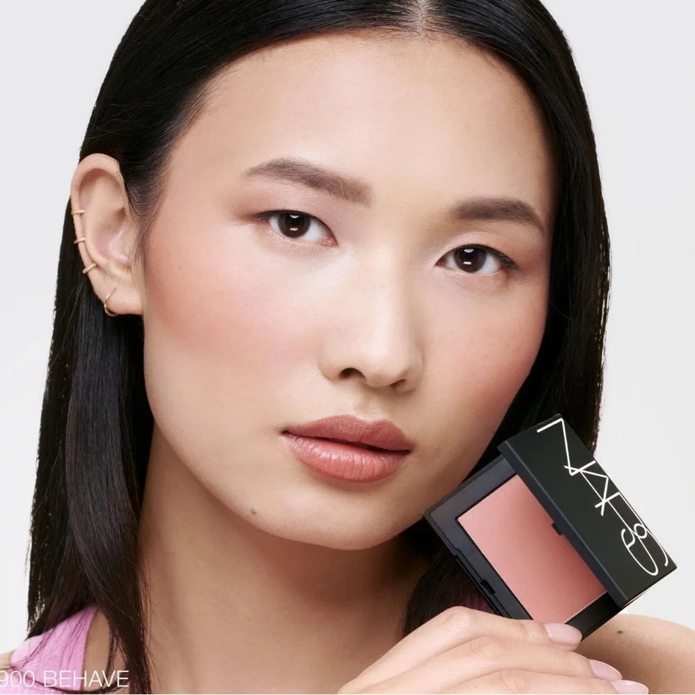 NARS Blush in Behave Mini Travel Purse Size 0.04oz NIB Matte Pink Mauve